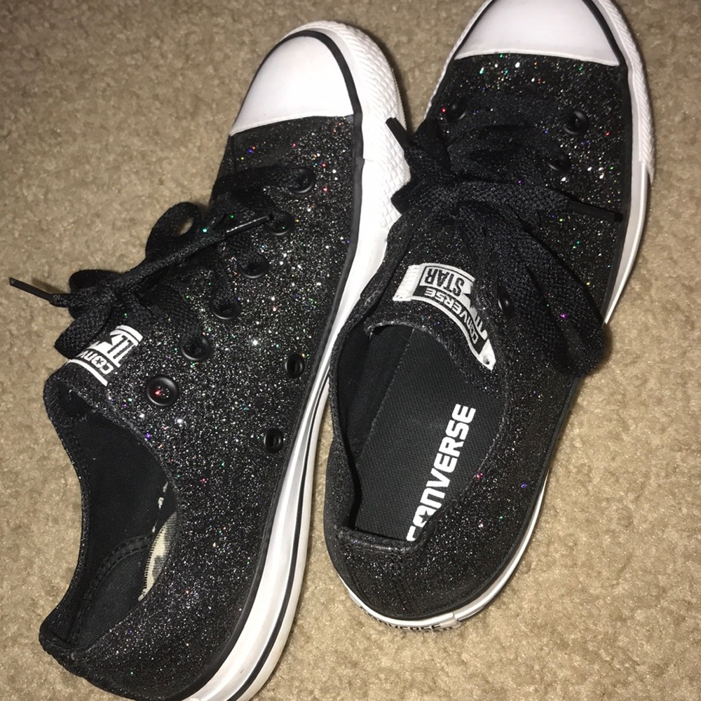 Glitter Black All Star Converse